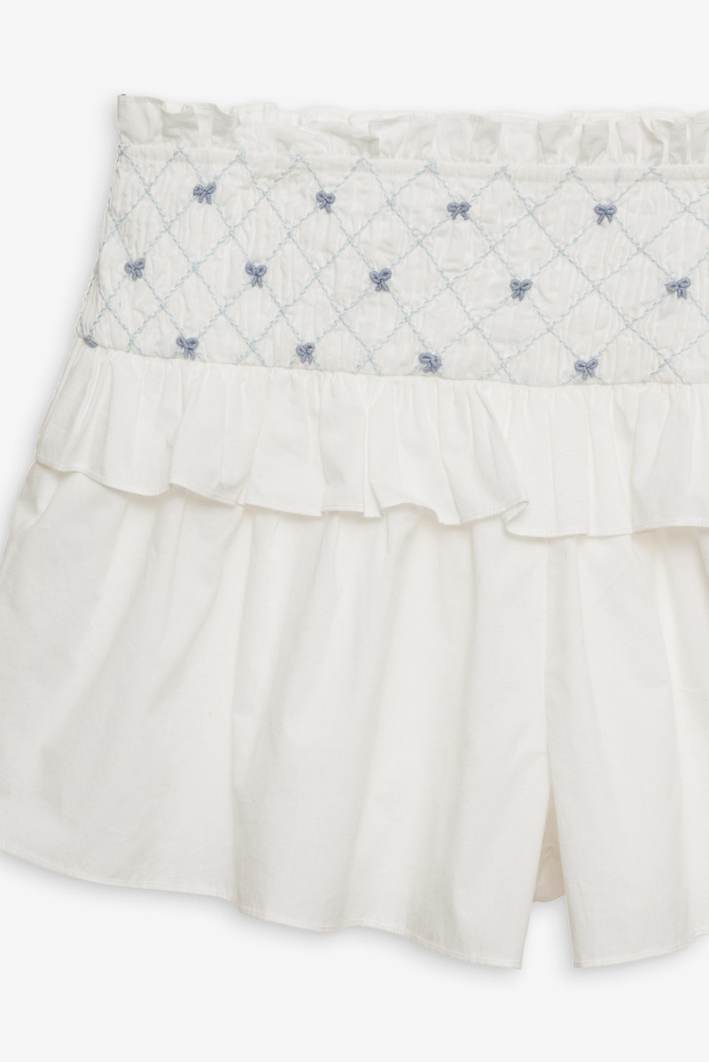 Birdie Bow Smocked Short 3