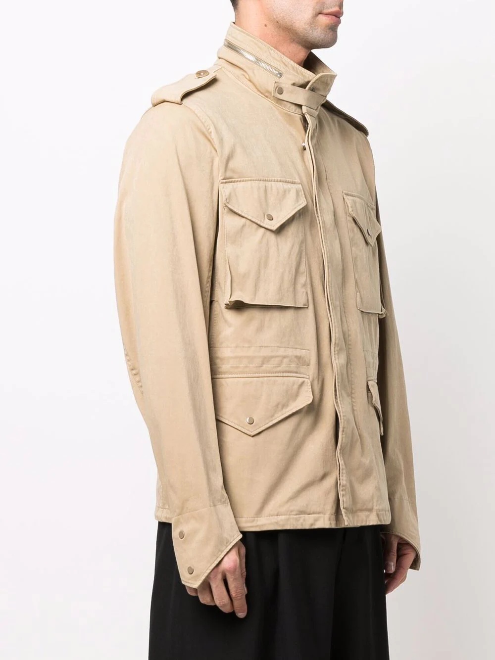 multiple-pocket field jacket - 3