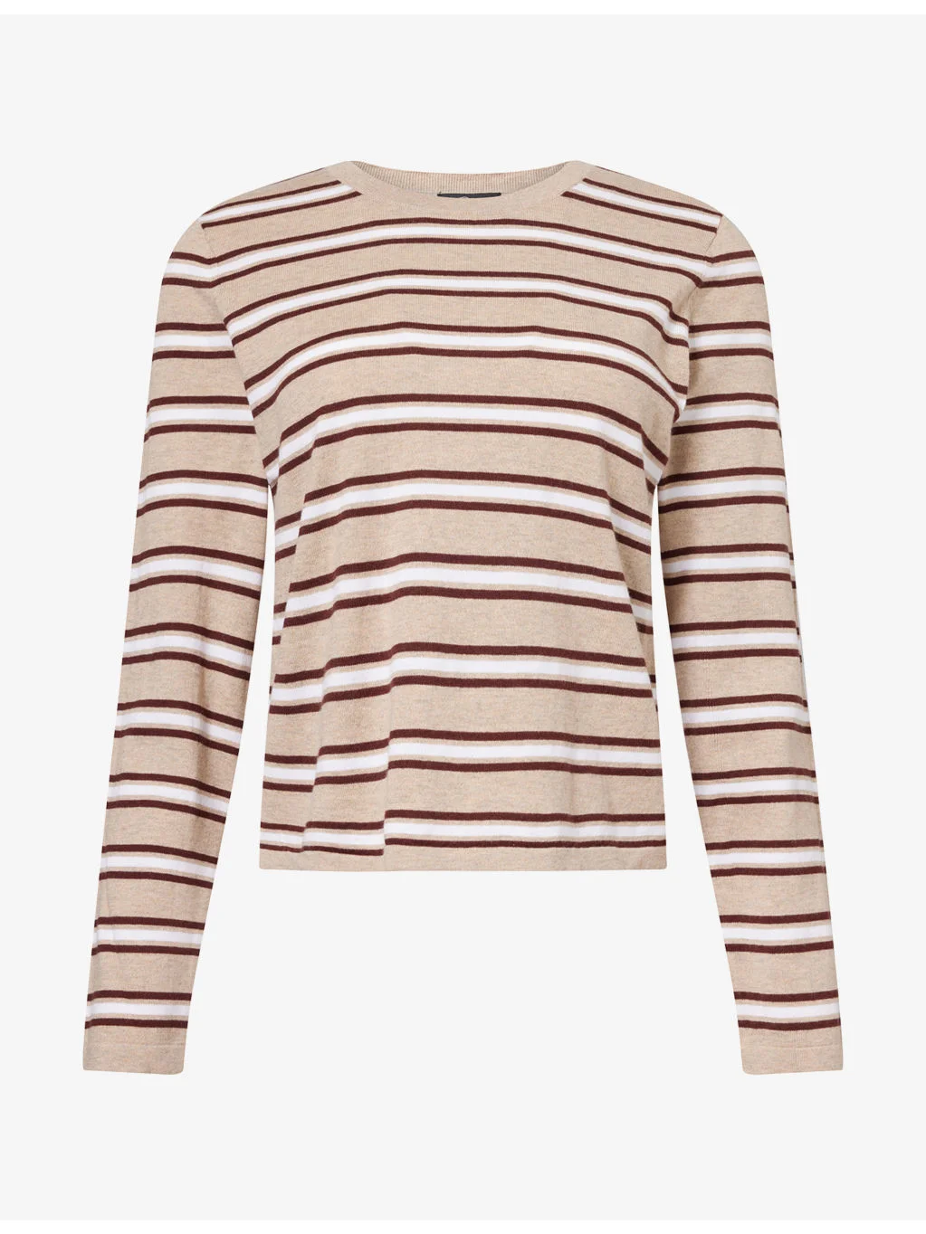 Davie Striped Cotton And Cashmere Top - 1