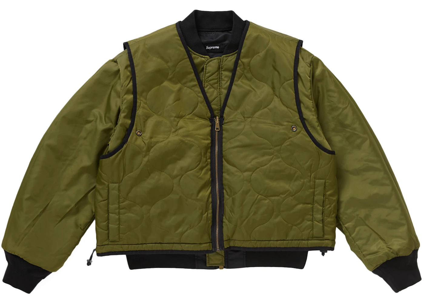 Supreme 2-in-1 MA 1 Vest Black - 3