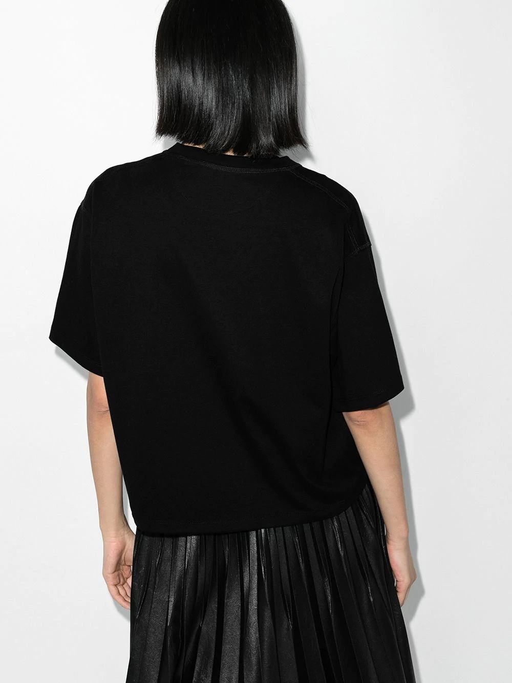 VLTN logo cropped T-shirt - 3