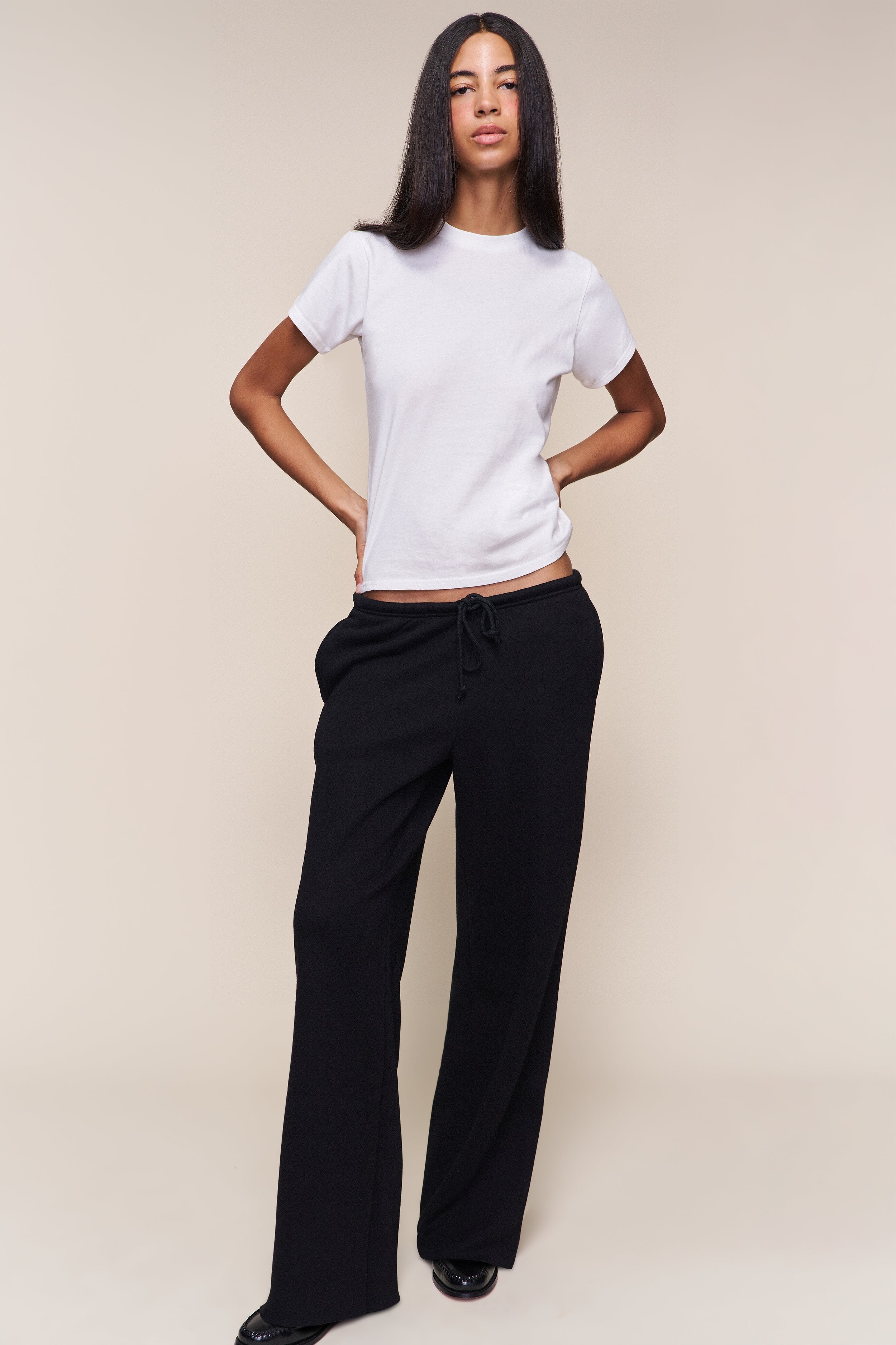 DRAWSTRING FLEECE PANT - 3