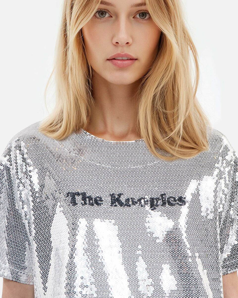 SILVER SEQUINED T-SHIRT 5