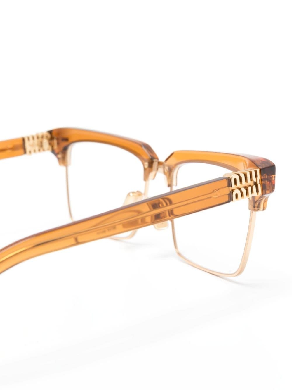 Runway Clubmaster-frame glasses - 3