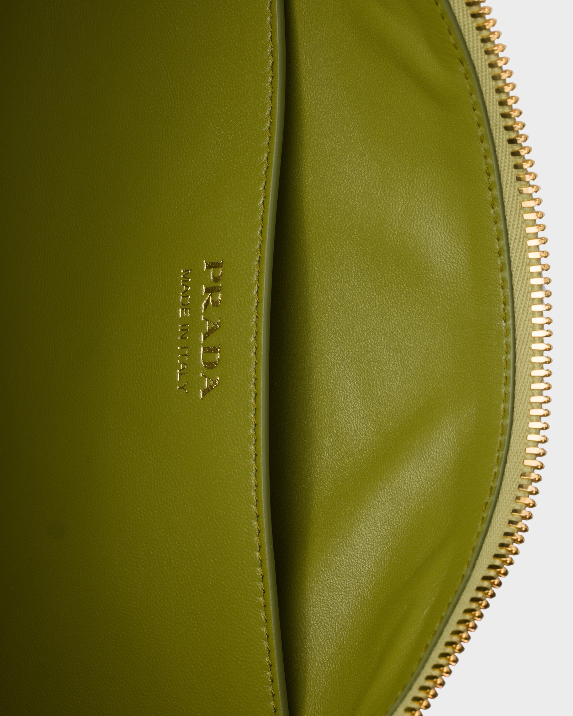 Prada Demi-lune large leather shoulder bag - 4