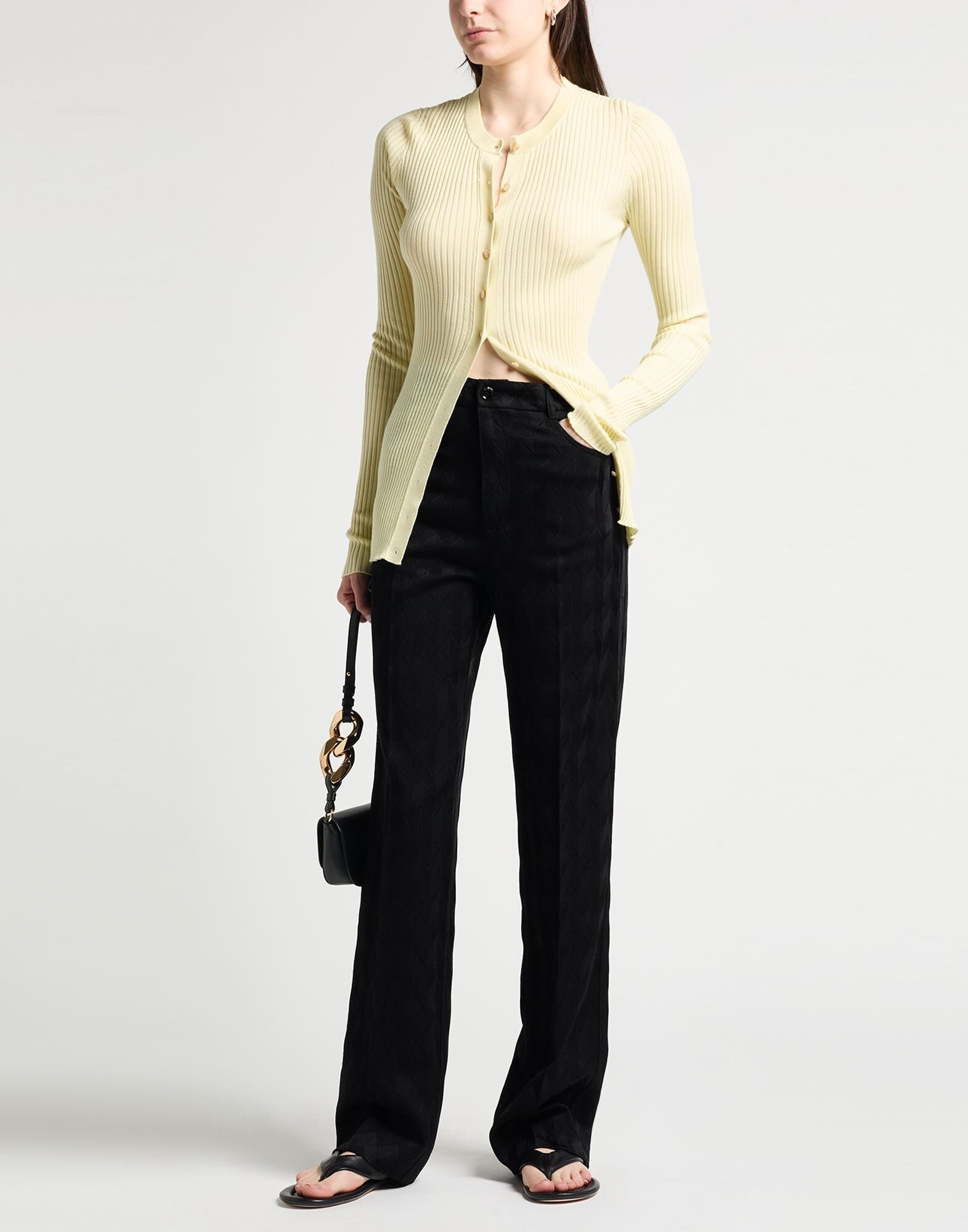 Burgundy Women's Casual Pants - 3