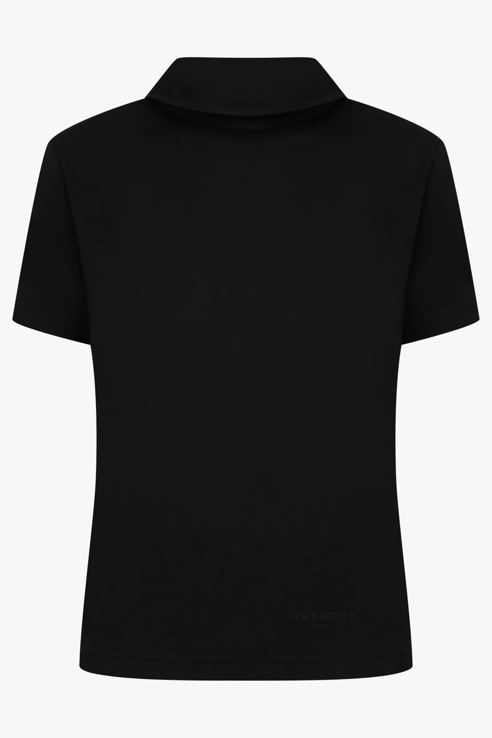 HIGH COLLAR TOP | BLACK - 1