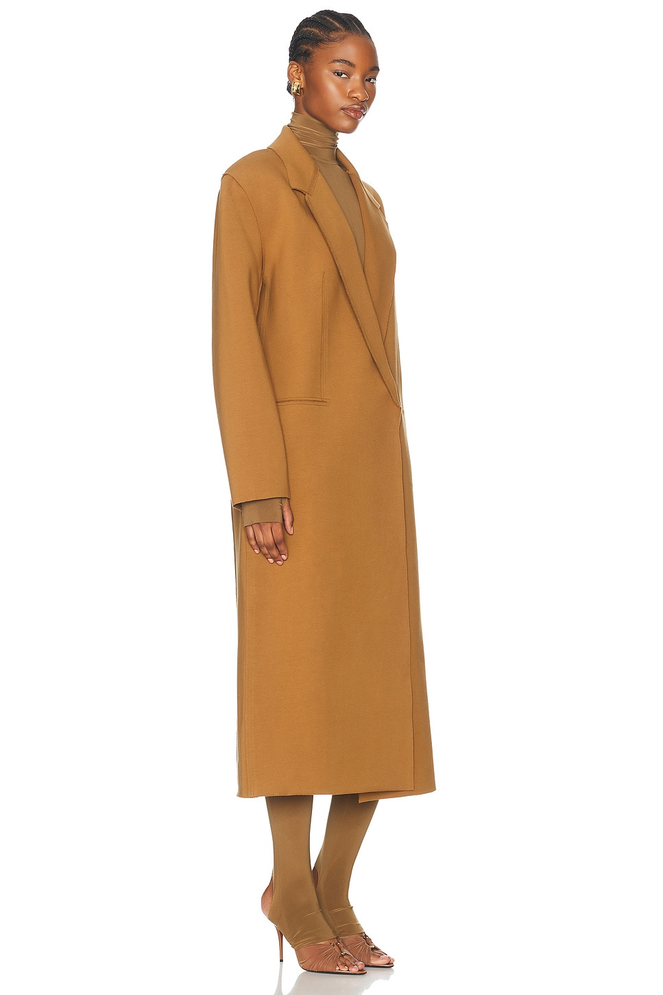 Oversized Double Breasted Midcalf Coat - 3