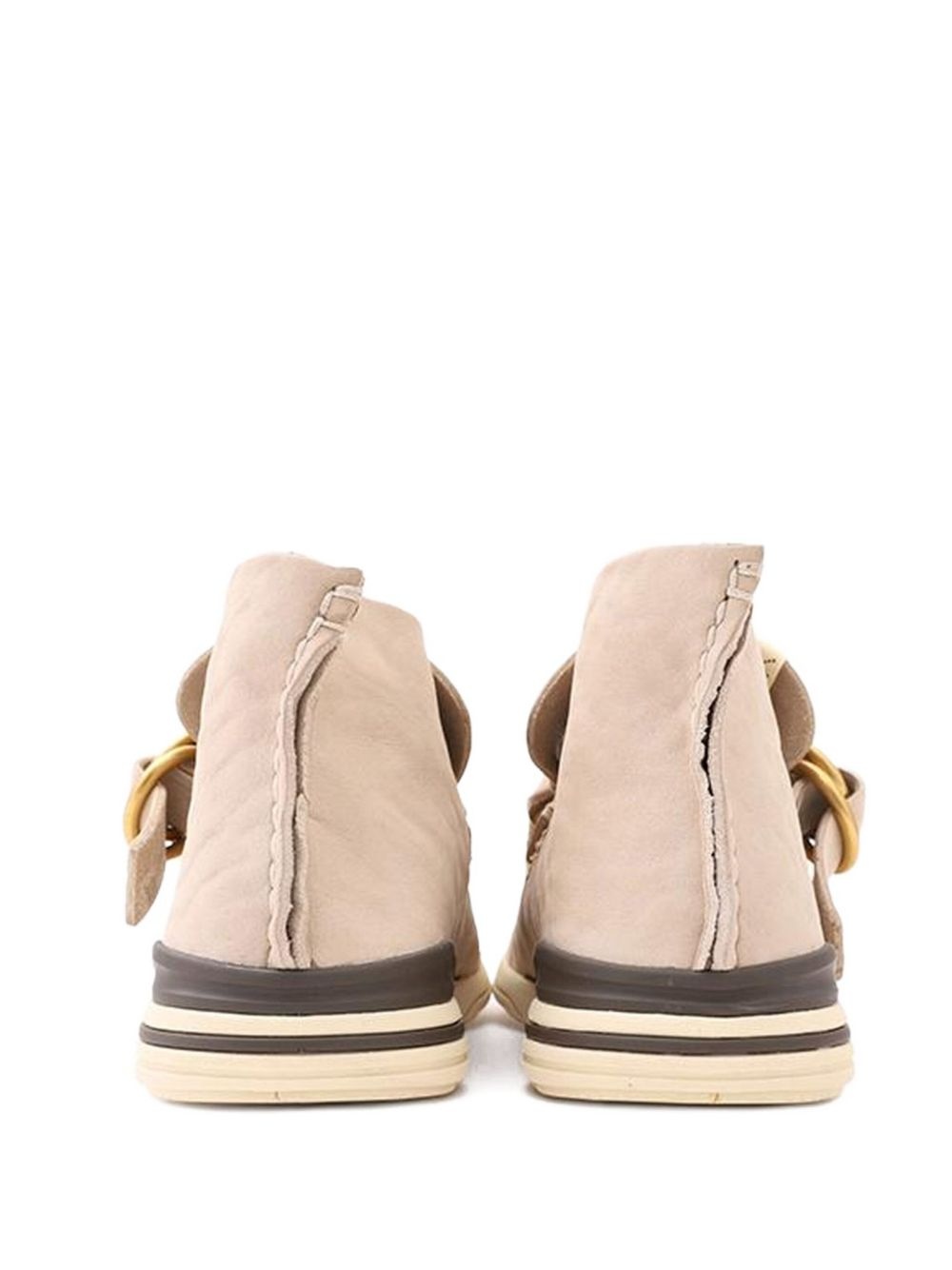 buckle-detail leather boots - 3