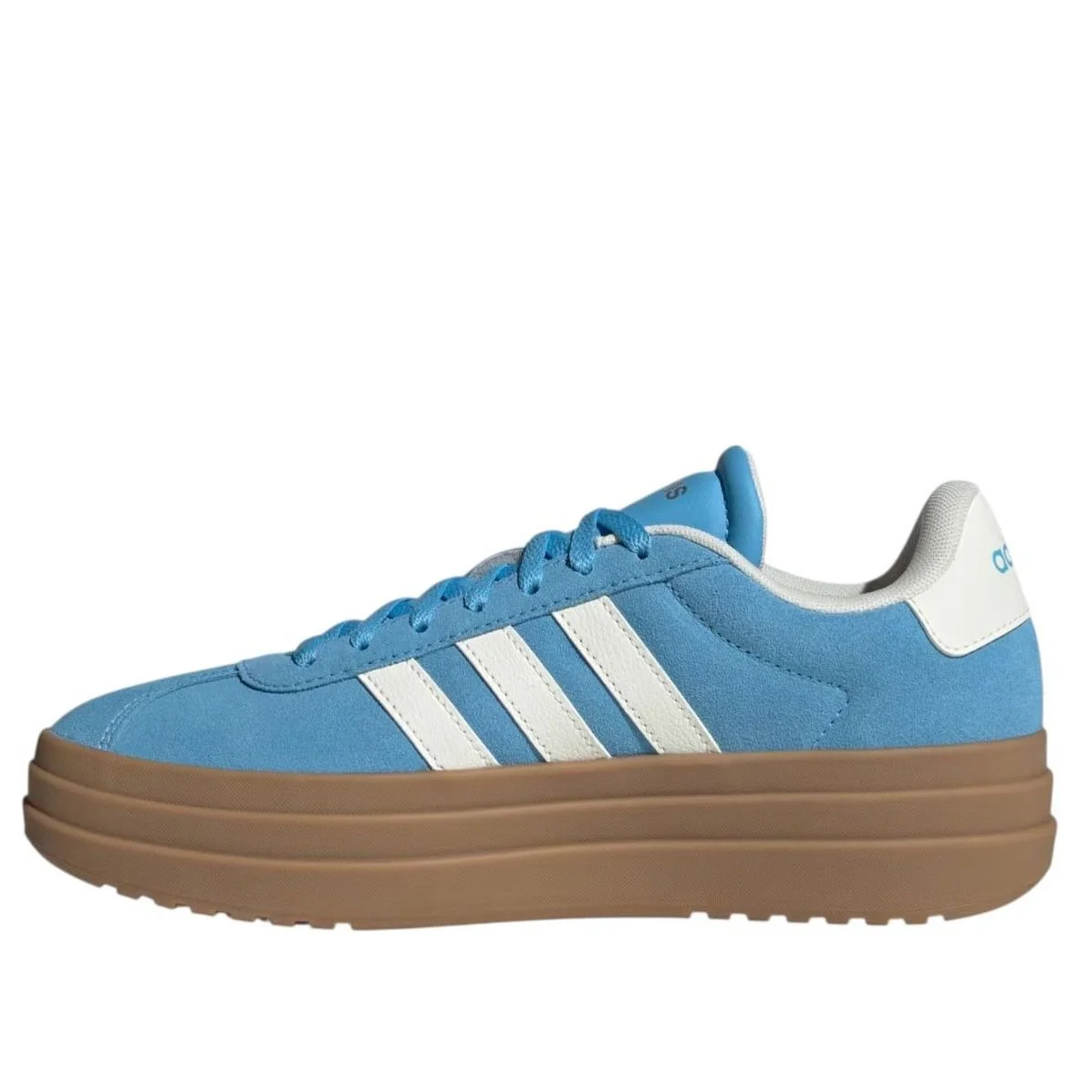 (WMNS) adidas VL Court Bold 'Semi Blue Burst Gum' KJ6855 - 1