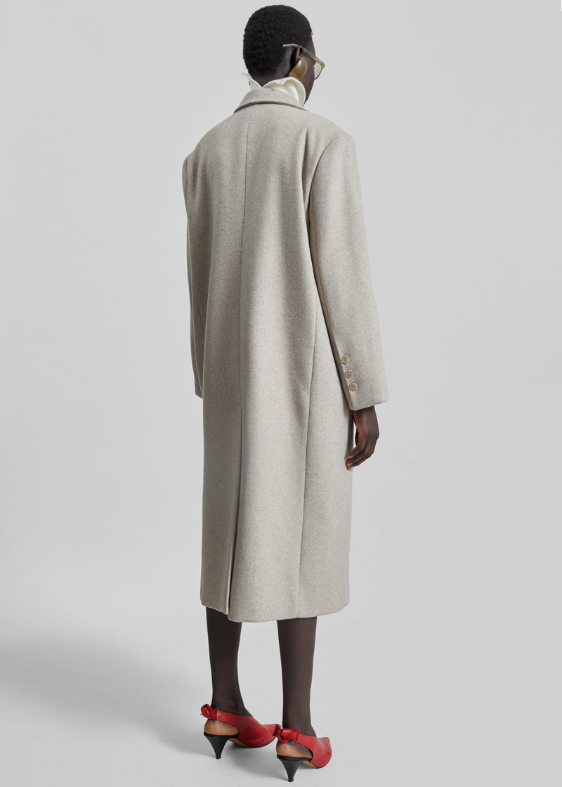 Bellace Wool Coat - Taupe 6