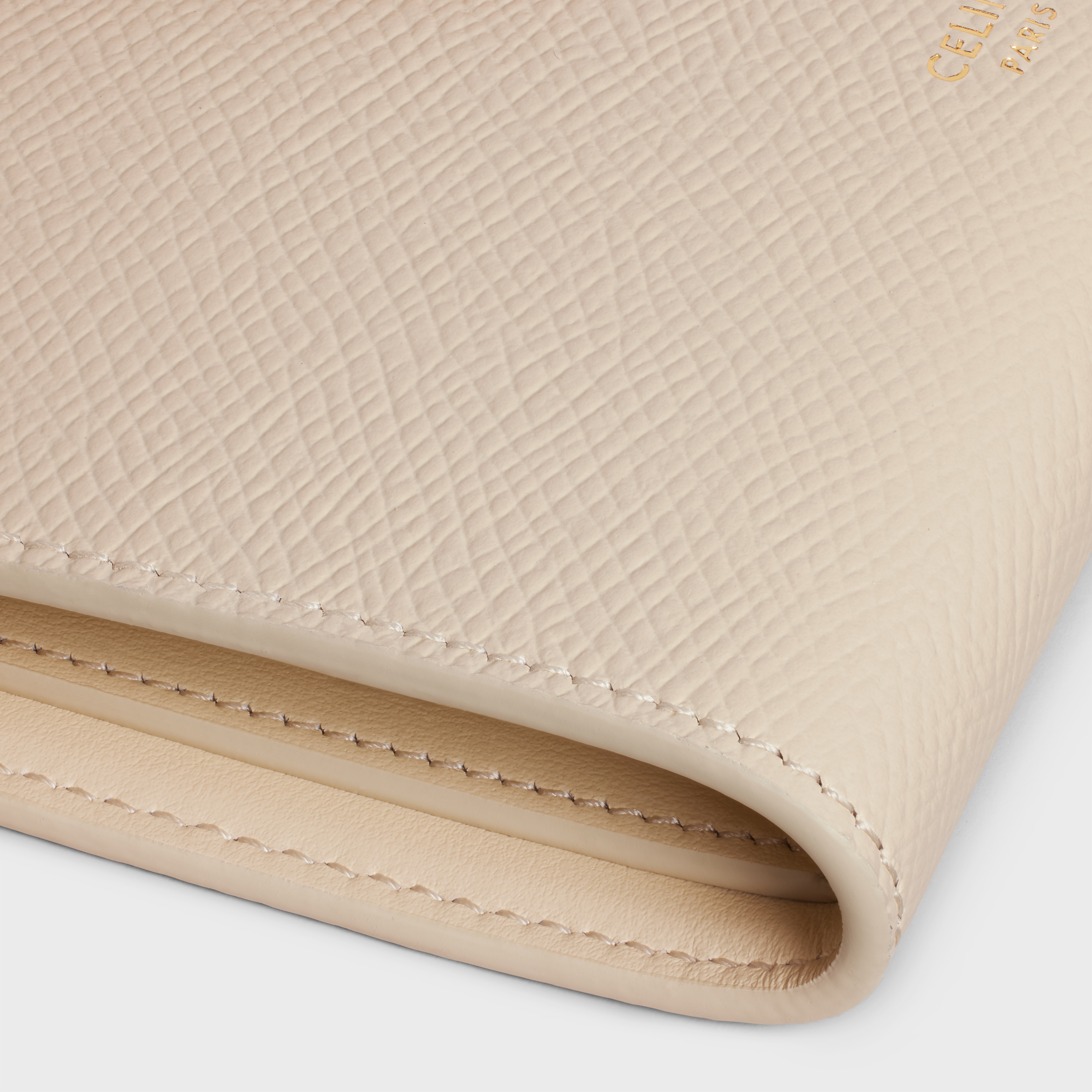Medium strap wallet in Bicolour Grained Calfskin - 5