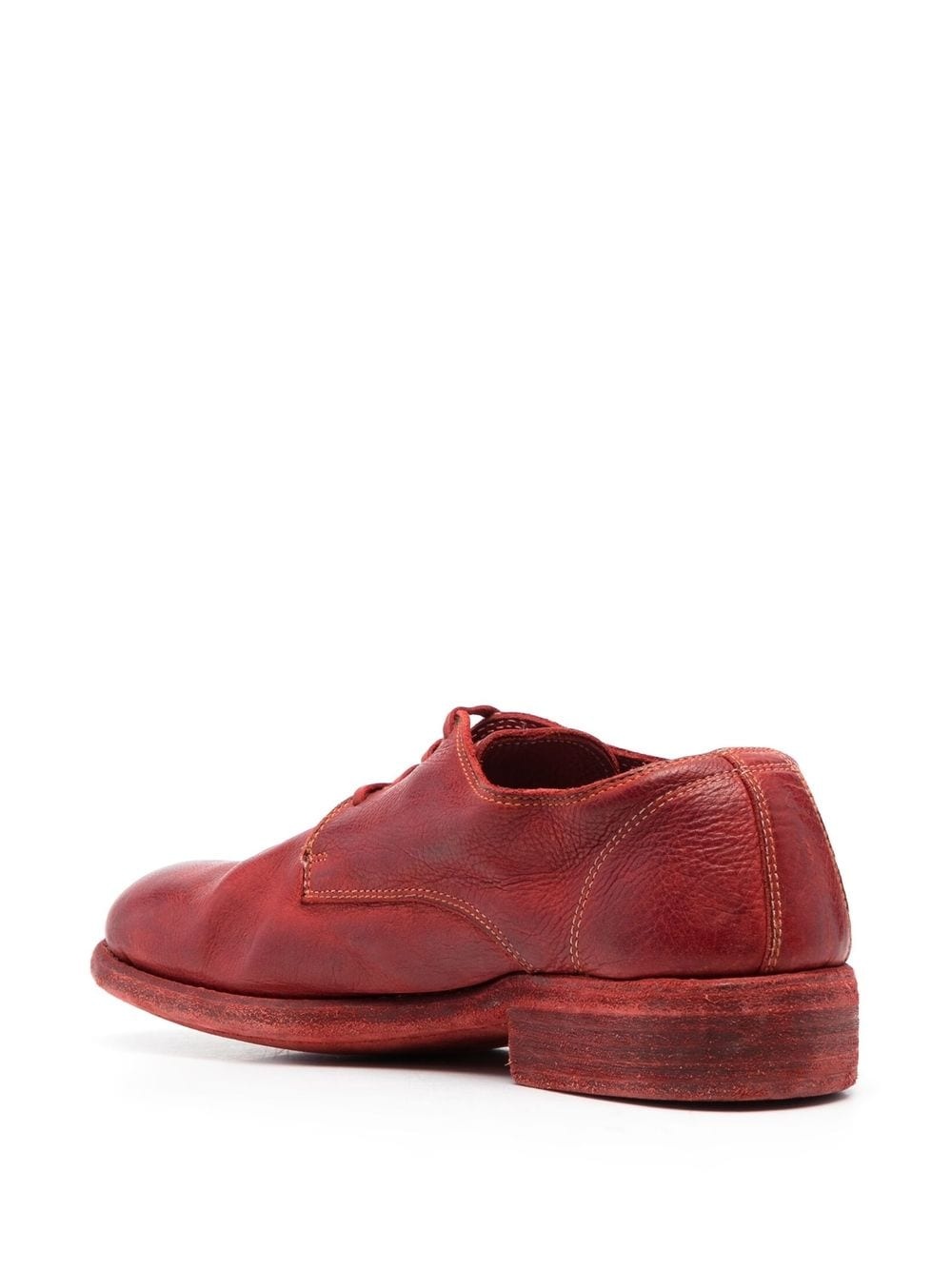 grained leather oxfords - 3