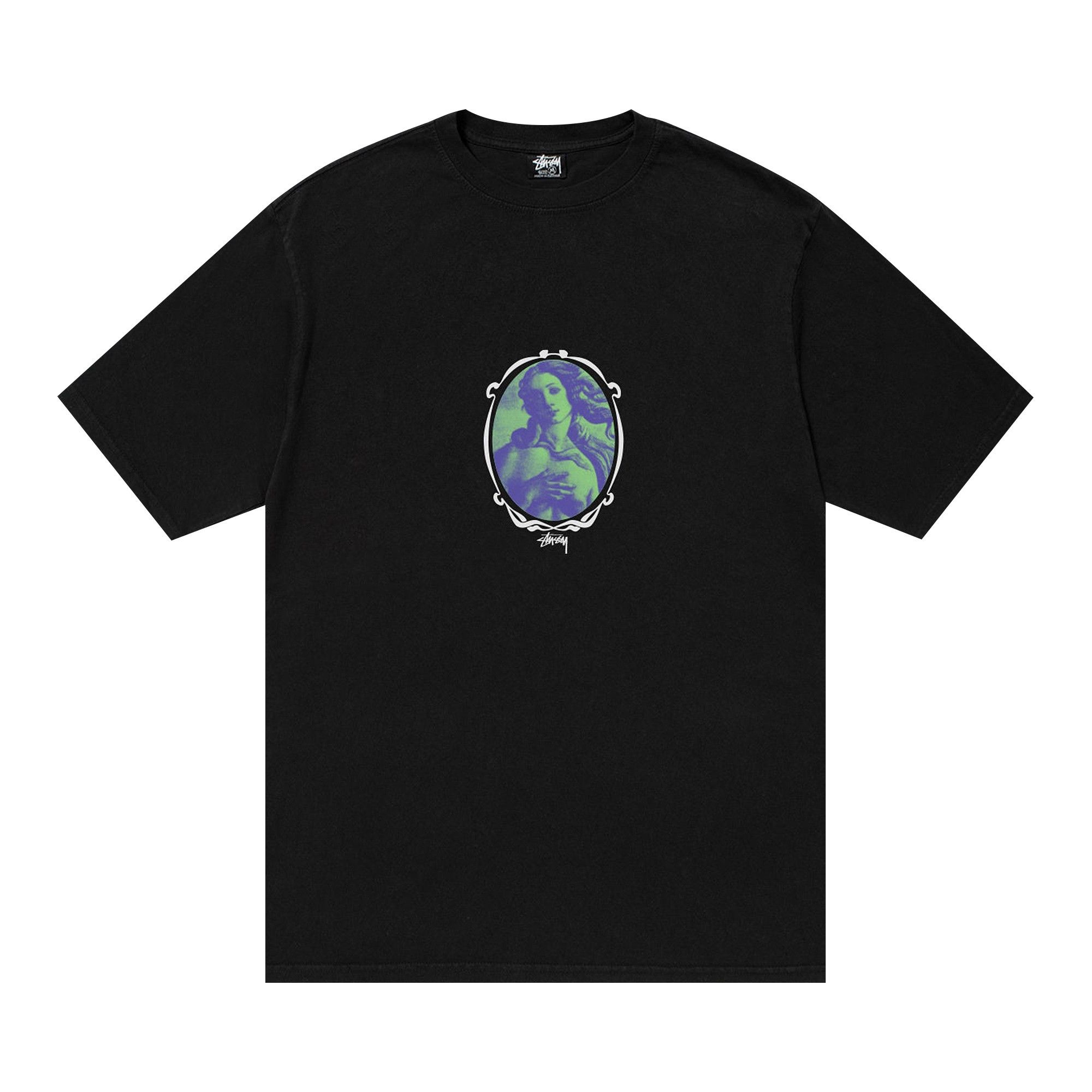 Stussy Venus Oval Tee 'Black' - 1