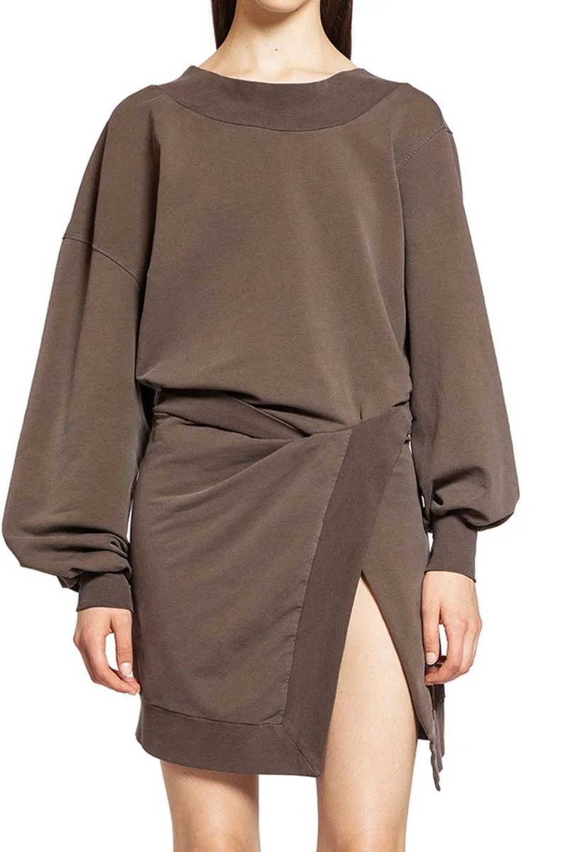 The Attico lightweight fleece mini dress - 1