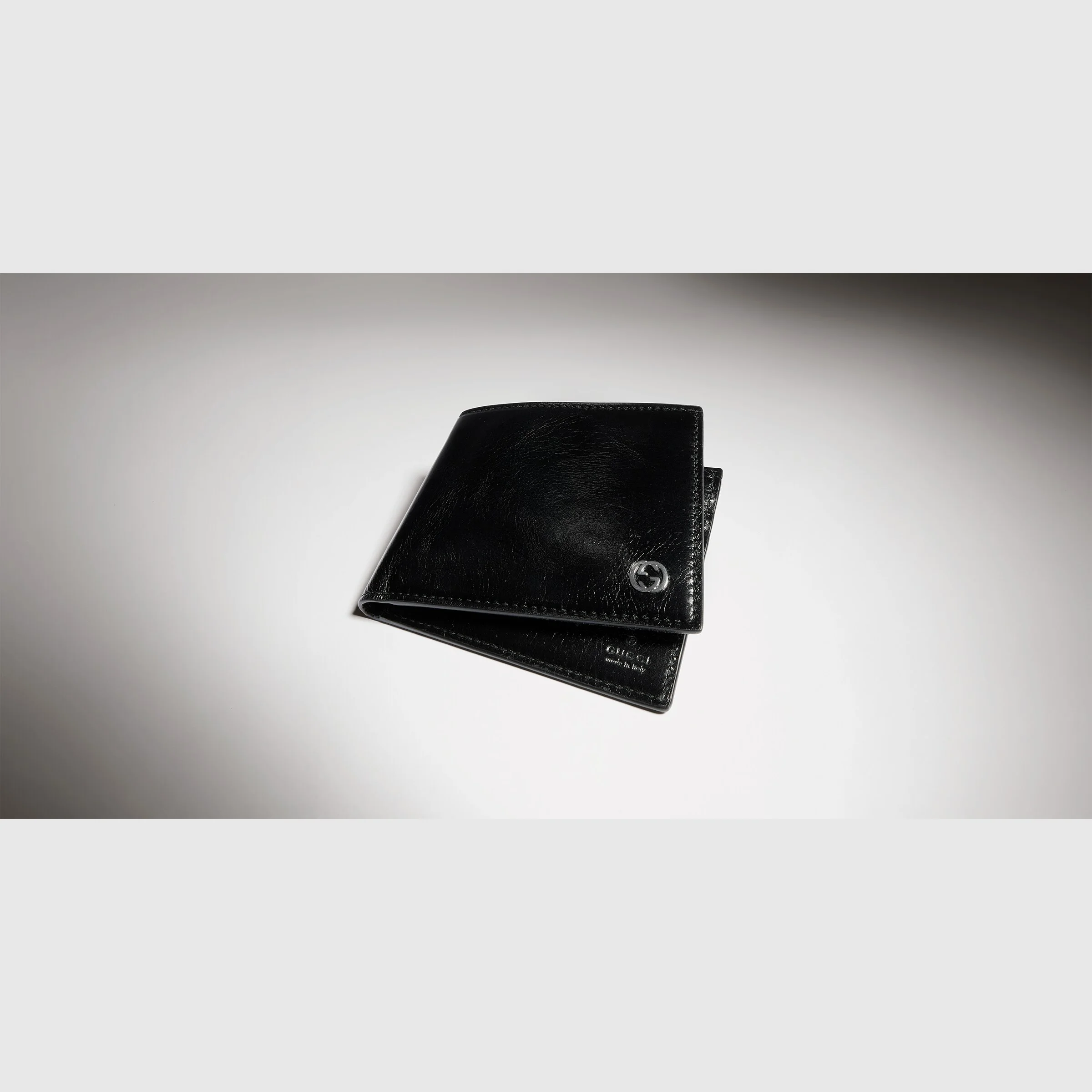 Bi-fold wallet with Interlocking G - 1