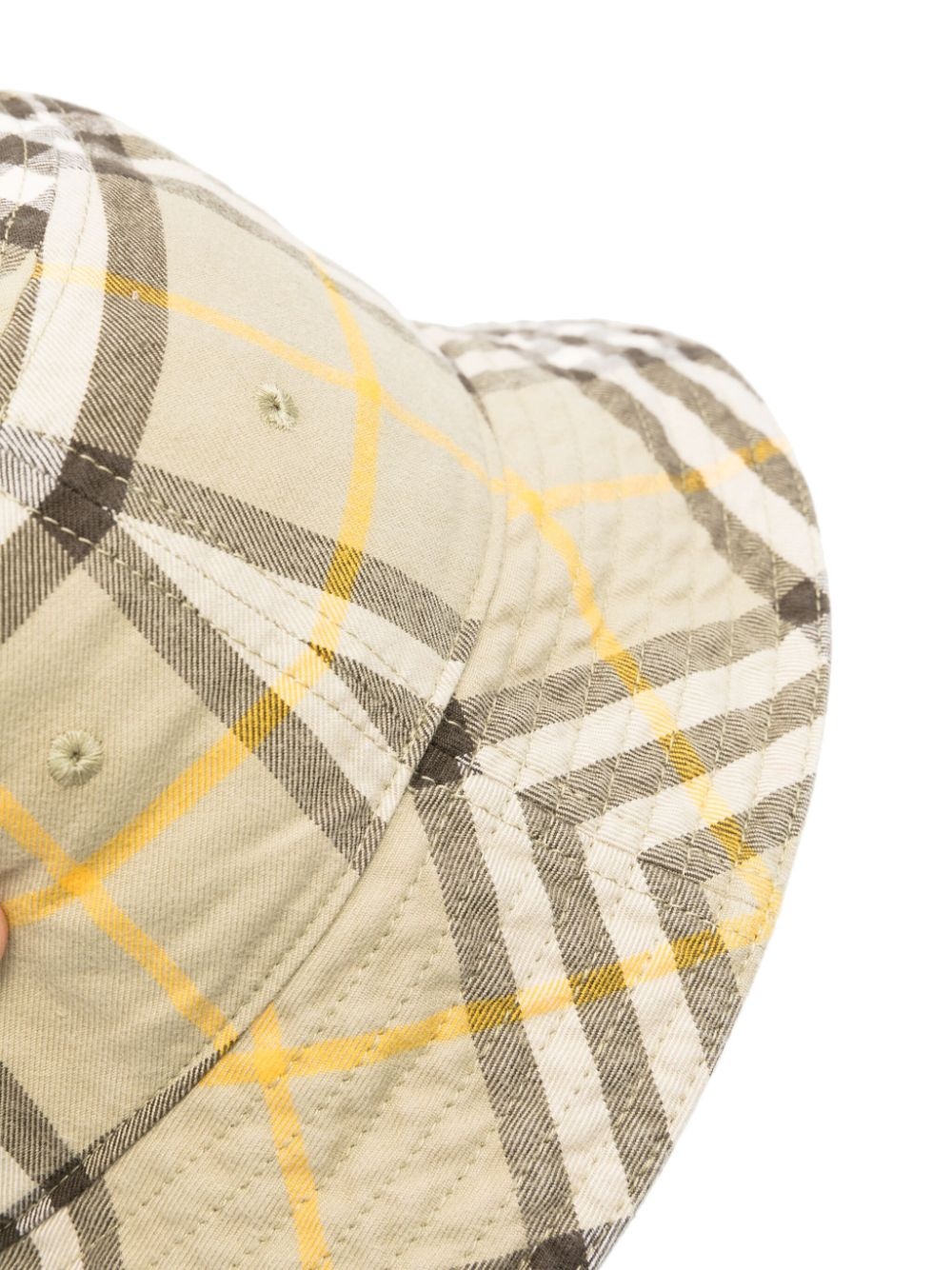 Hat with check motif - 2