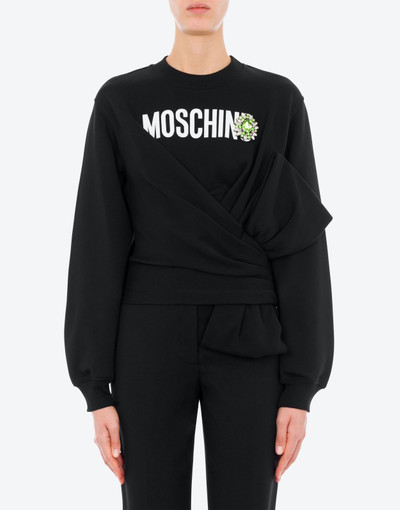 Moschino JEWEL FLOWER ORGANIC COTTON SWEATSHIRT outlook