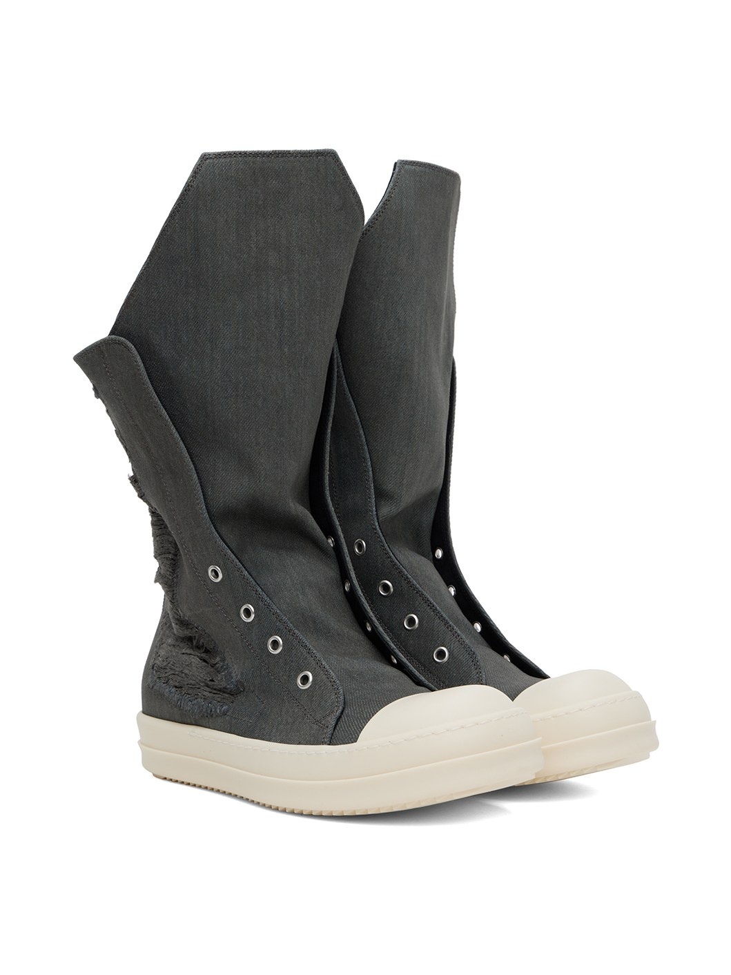 Gray Boot Sneaks Sneakers - 4