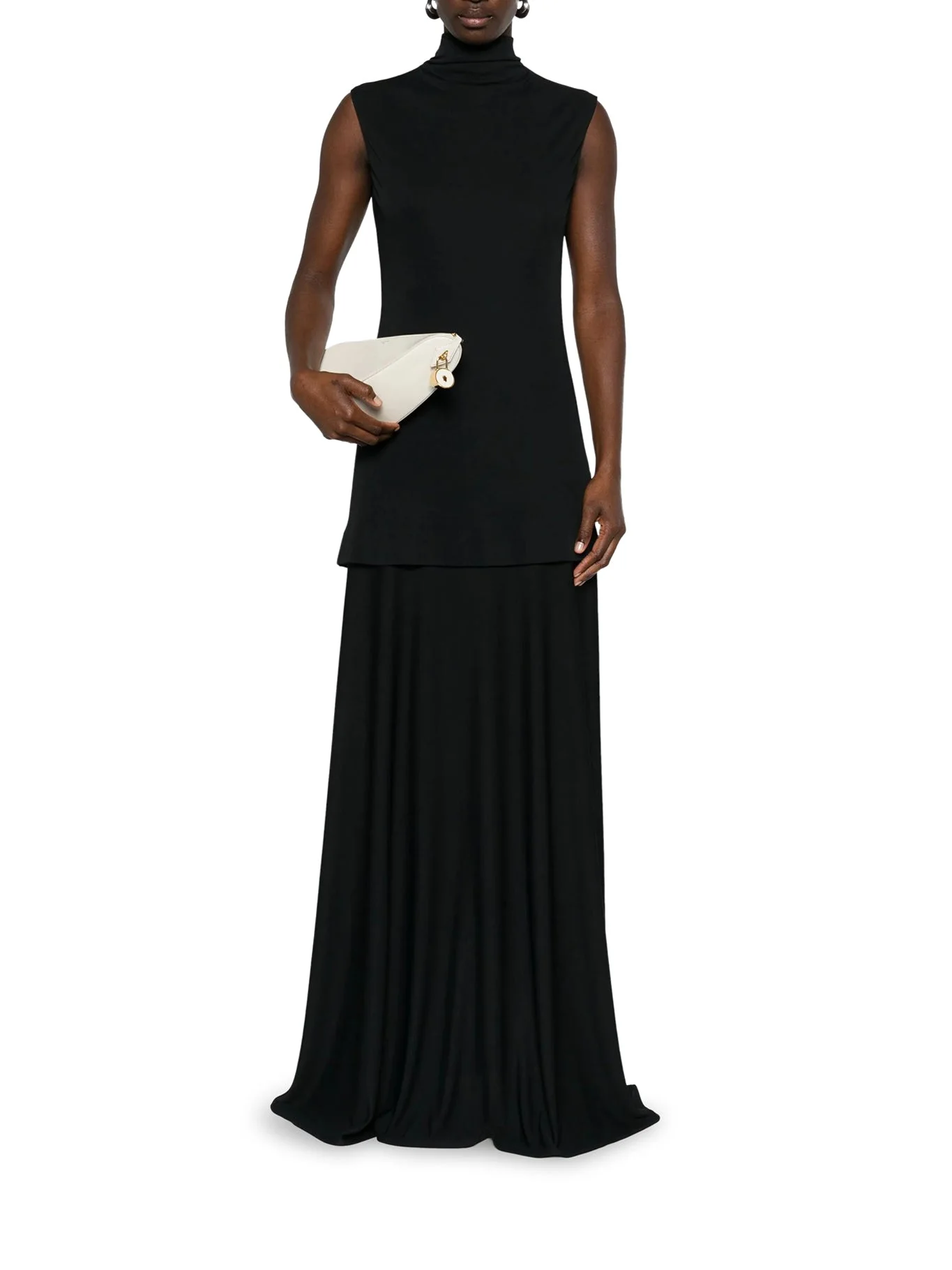 LONG SLEEVELESS DRESS - 1