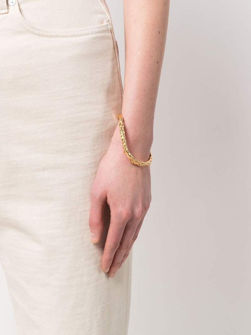 ALIGHIERI gold-plated The Inferno bangle outlook