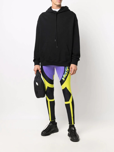 Moschino color-block logo leggins outlook