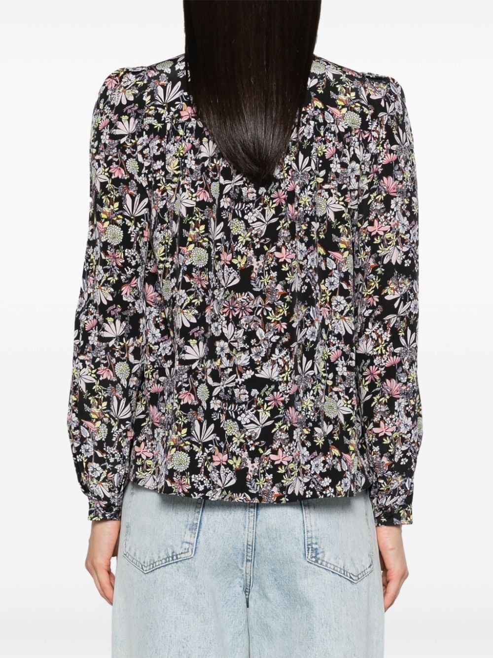 Tchin Kaya floral-print blouse - 4