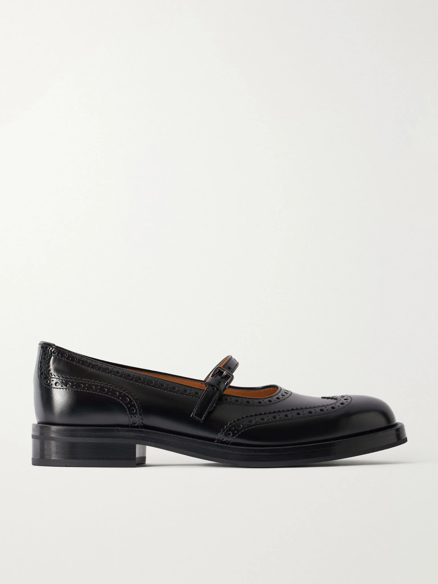Sheila leather Mary Jane flats Black - 1