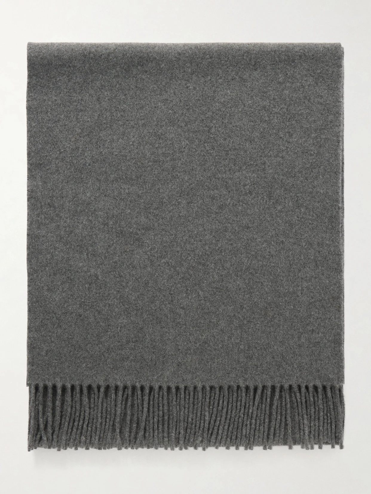 Fringed Cashmere Scarf - 1