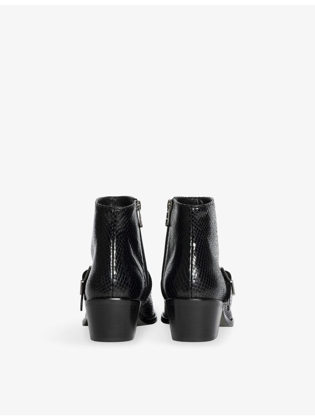 Tylow Leather Heeled Ankle Boots - 4