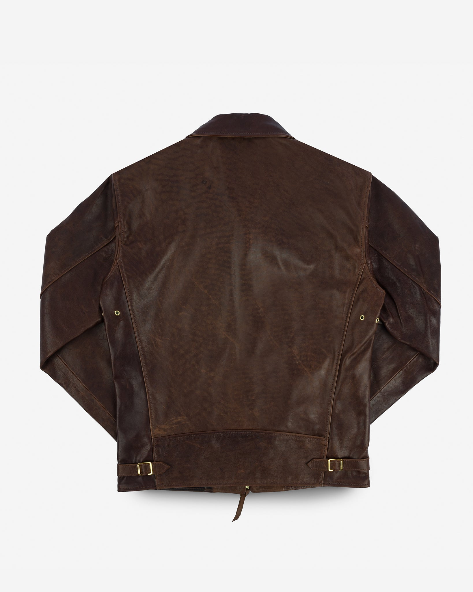 IHSB-SAV-BRN Iron Heart x Simmons Bilt Horsehide Savannah Jacket - Brown - 5
