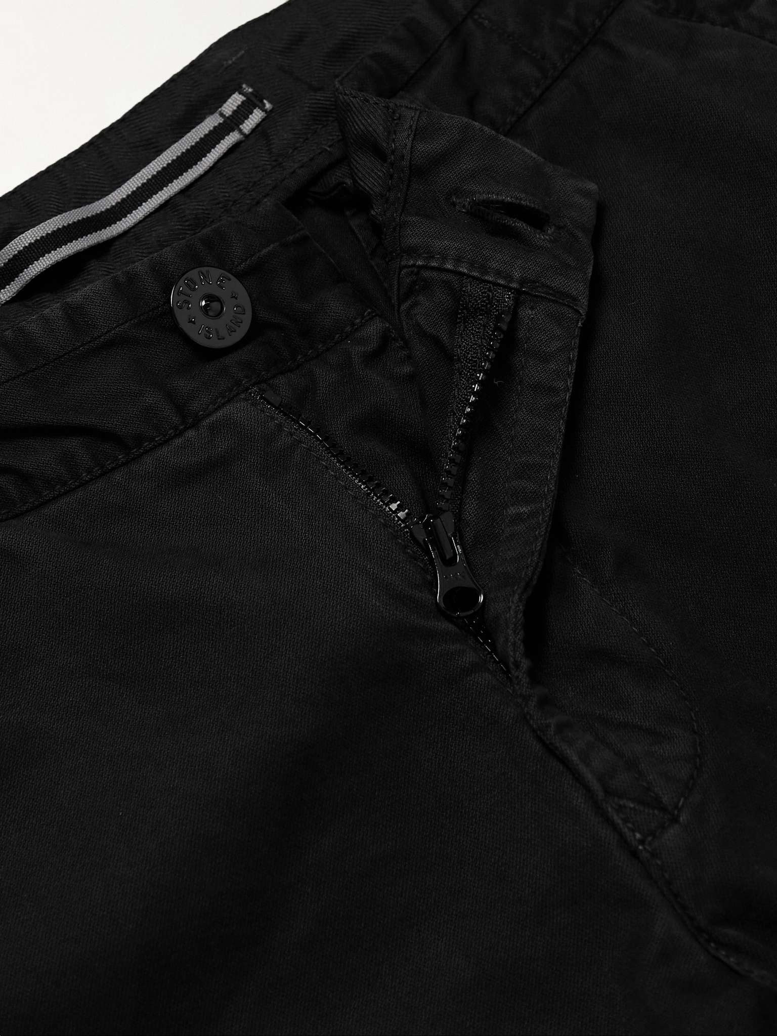 Slim-Fit Tapered Logo-Appliquéd Cotton-Jersey Cargo Sweatpants - 5