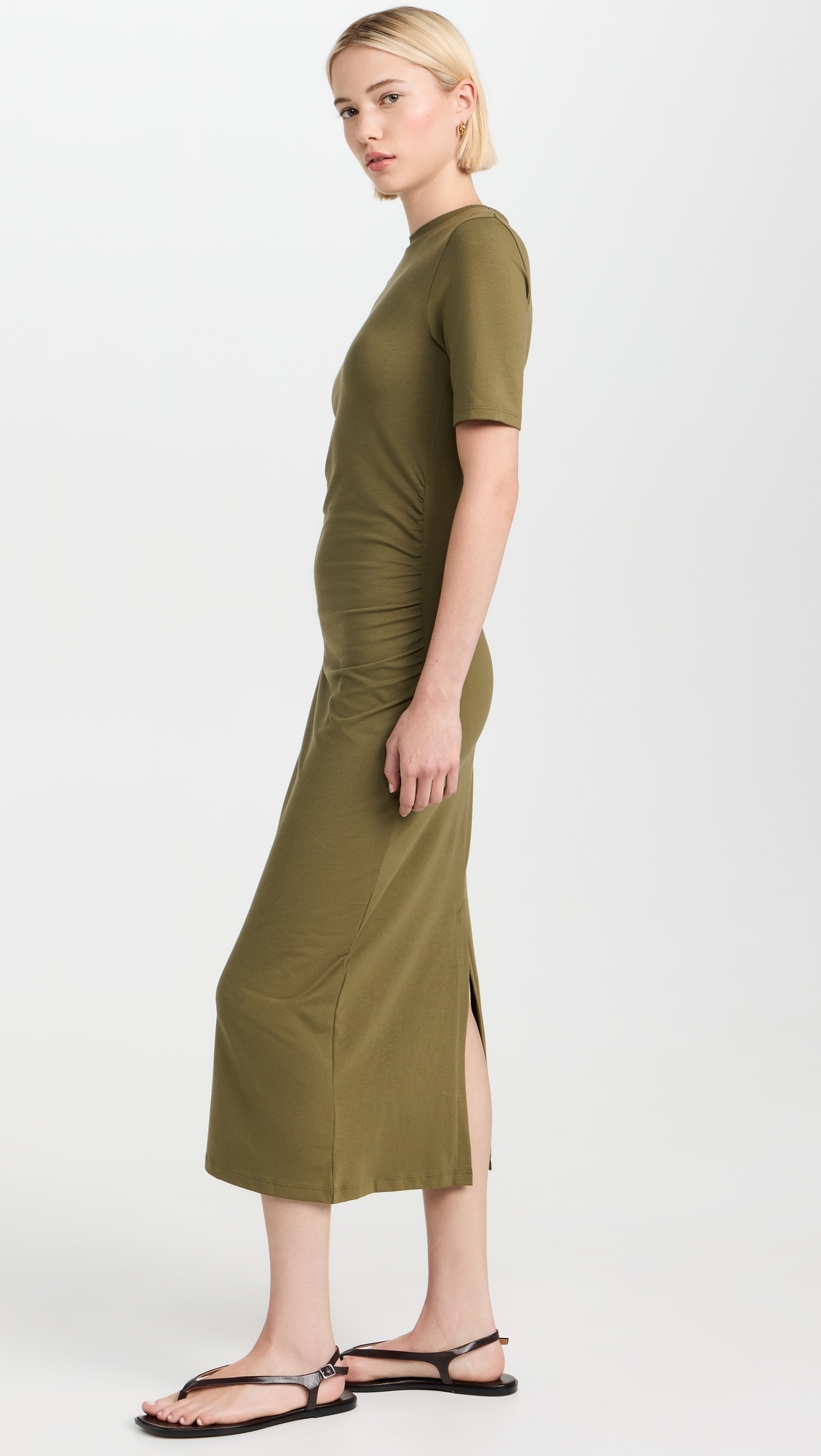 Side Drape Dress - 3