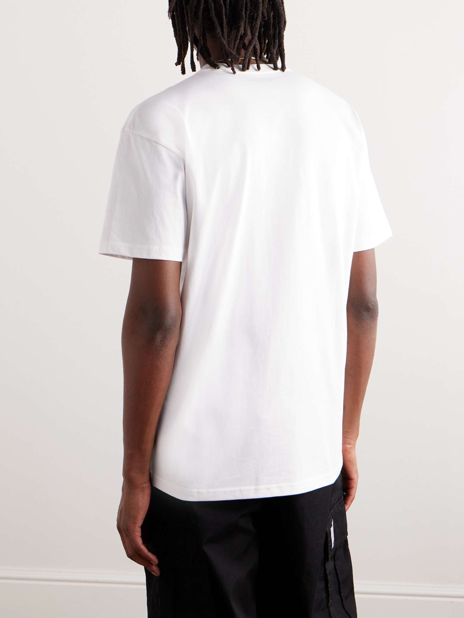 Chase Logo-Embroidered Cotton-Jersey T-Shirt - 4