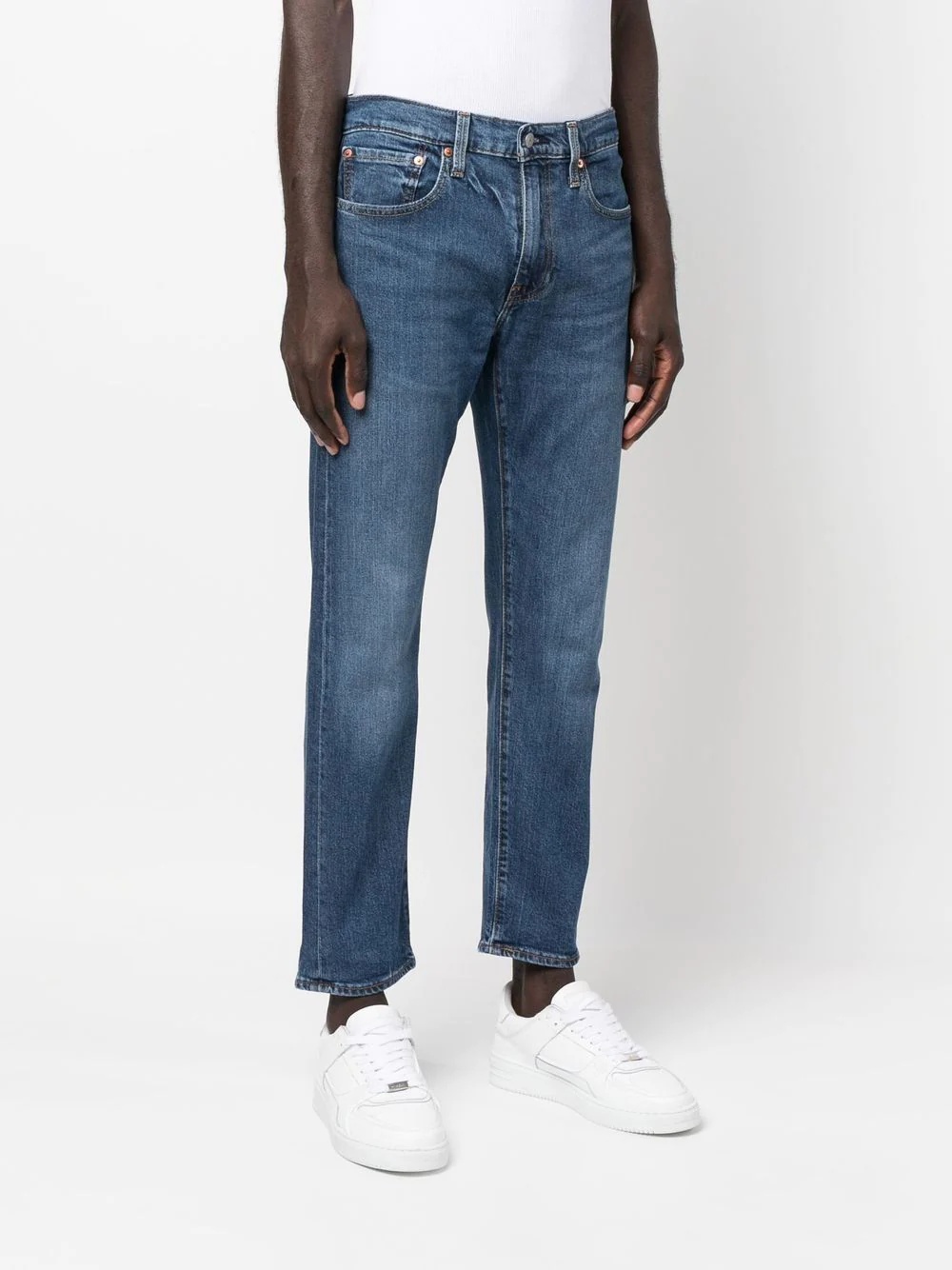 slim-cut denim jeans - 3