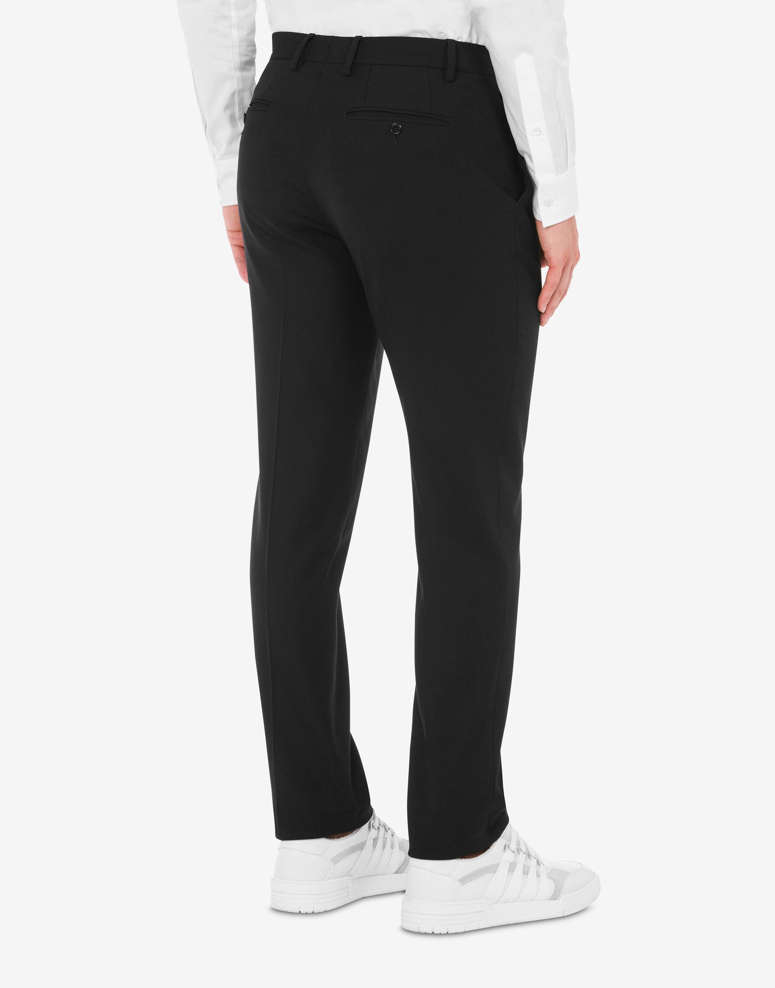 STRETCH GABARDINE TROUSERS - 2