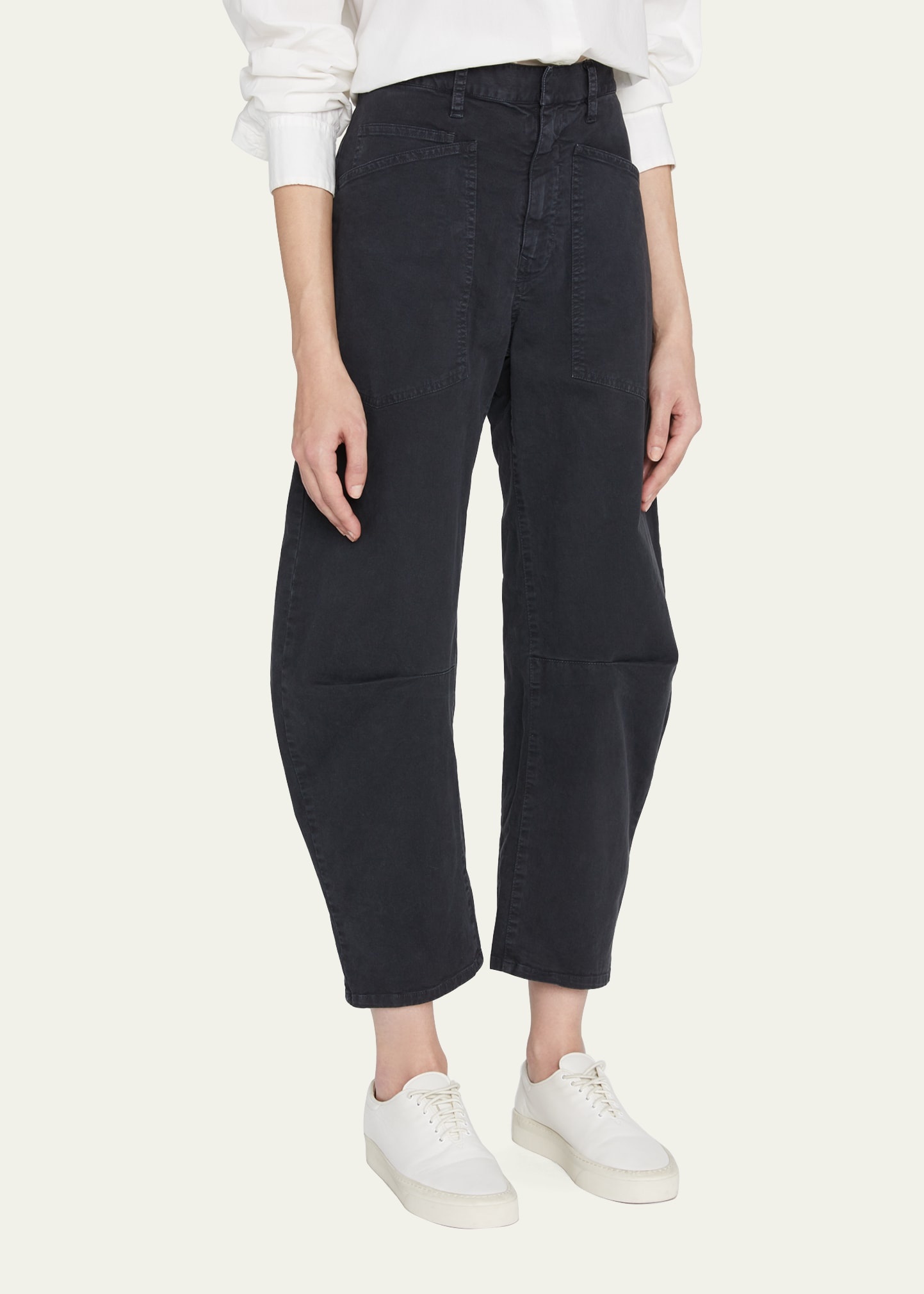 Shon Mid-Rise Cropped Pants - 4