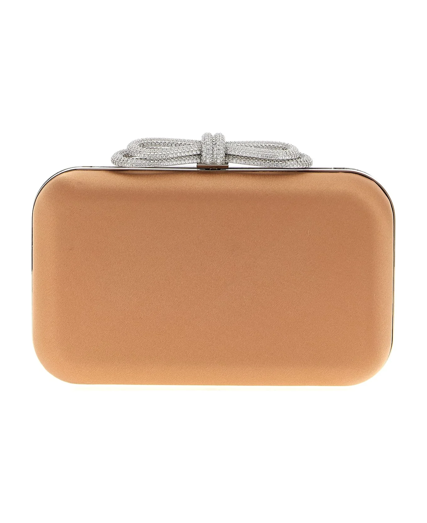 'double Bow Satin' Clutch - 1