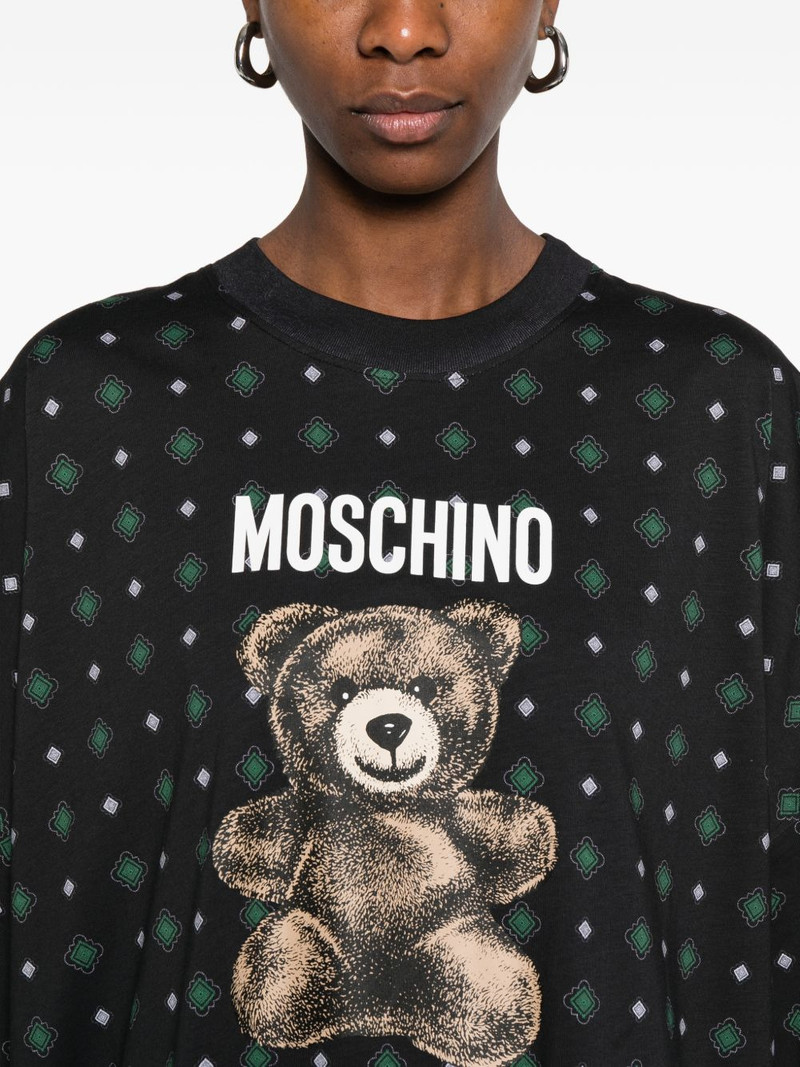 bear-print mini dress 5