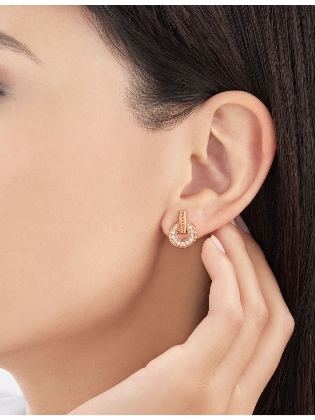 BVLGARI BVLGARI 18ct rose-gold and diamond earrings - 6