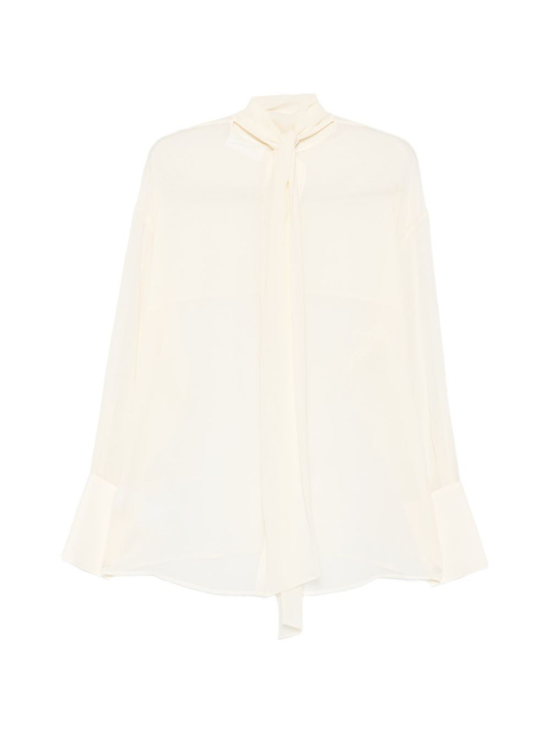 armarium Elide tie-neck button-cuff blouse outlook