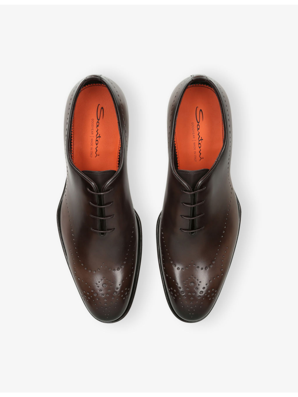 Carter Wholecut Leather Oxford Shoes - 2