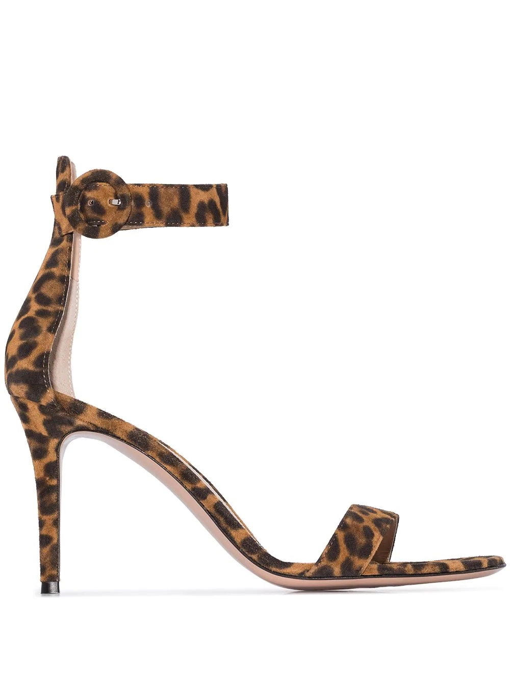 Portofino 70mm leopard print sandals - 1