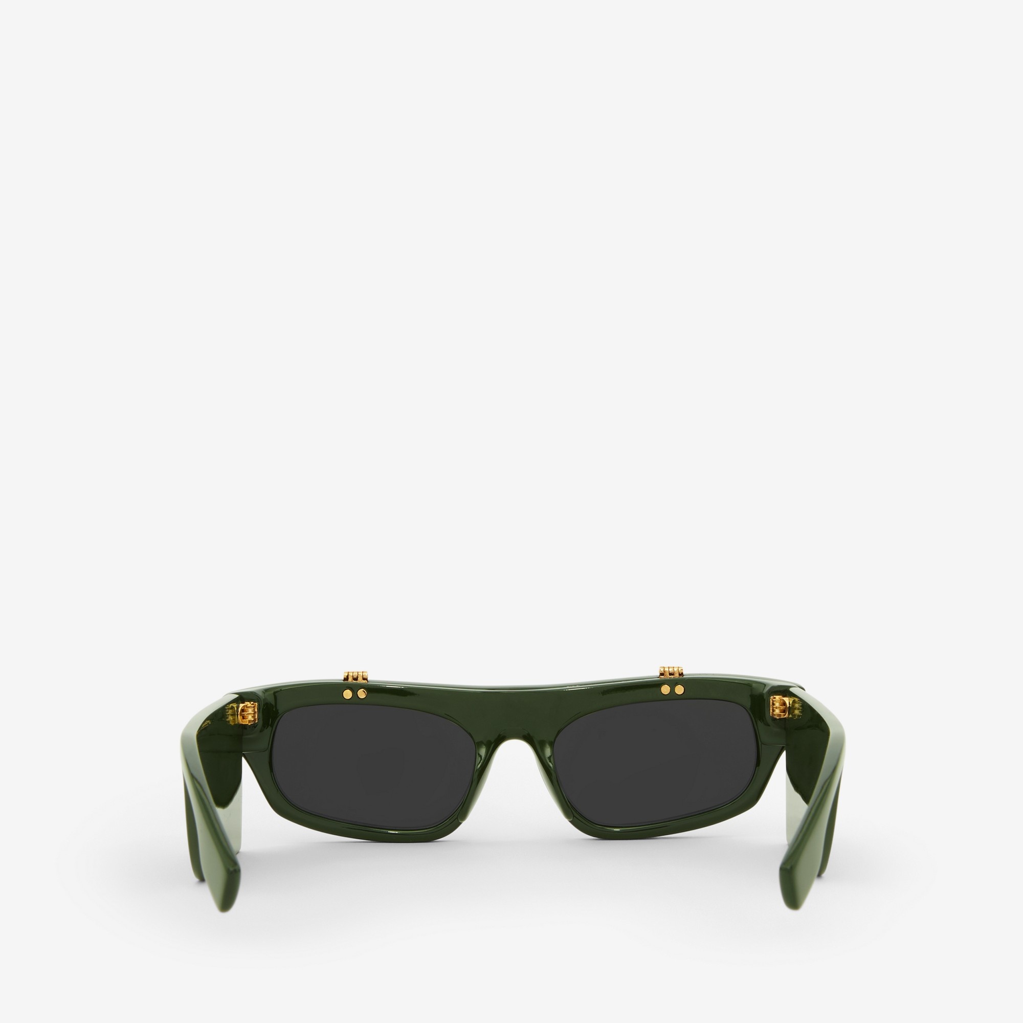 Flip-up Cat-eye Frame Palmer Sunglasses - 3