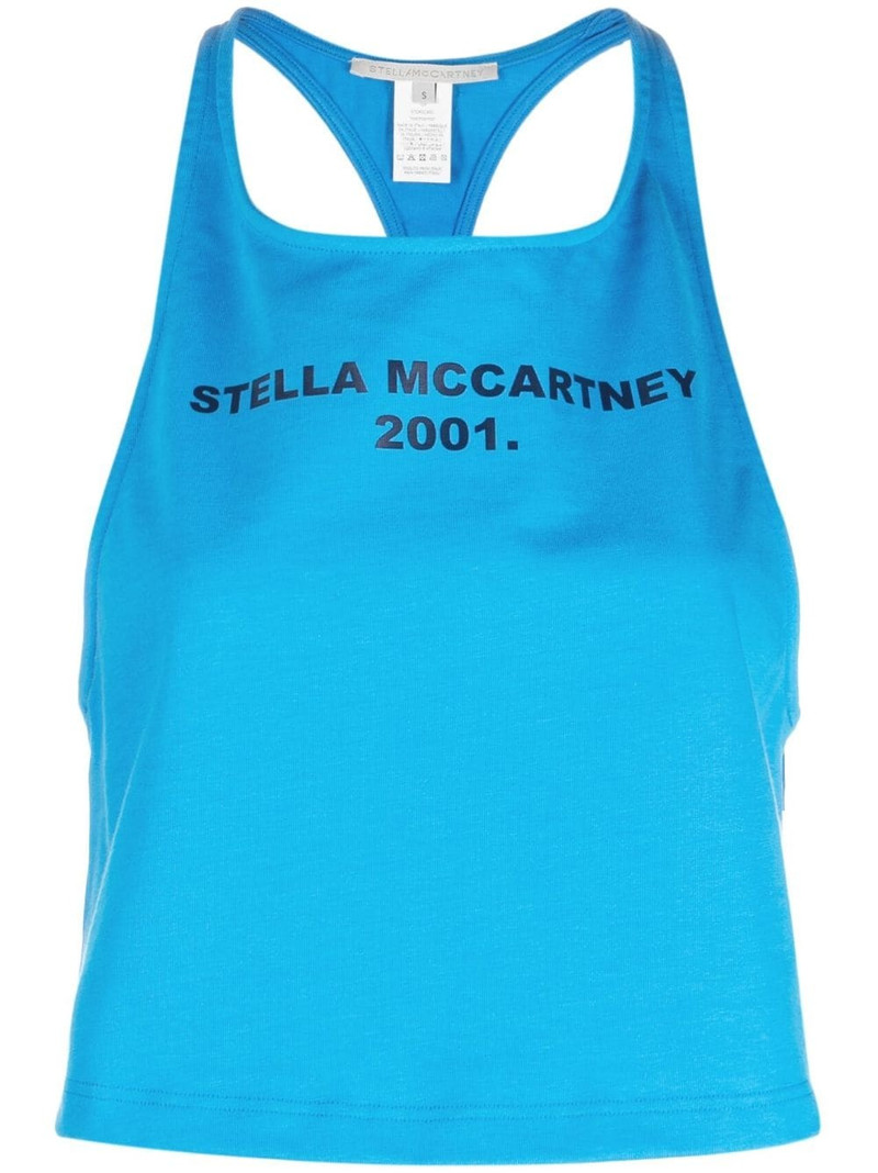 logo-print tank top 1