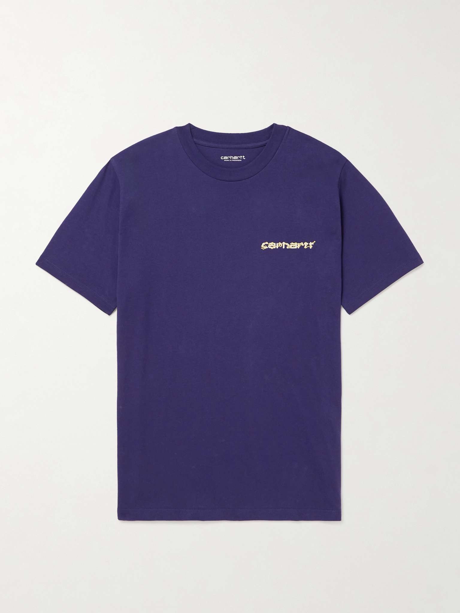 Carhartt Noodle Soup Logo-Print Organic Cotton-Jersey T
