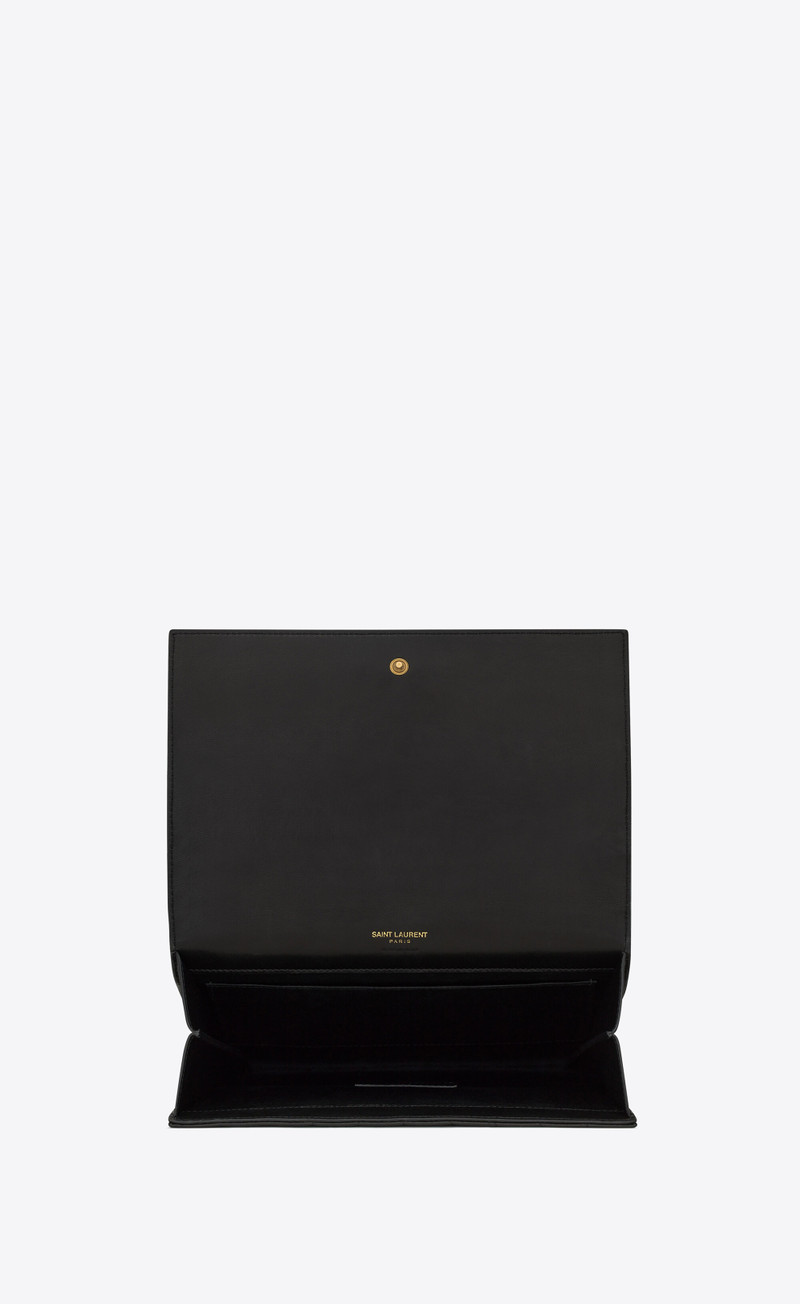 cassandre matelassé carré flap pouch in quilted leather 4