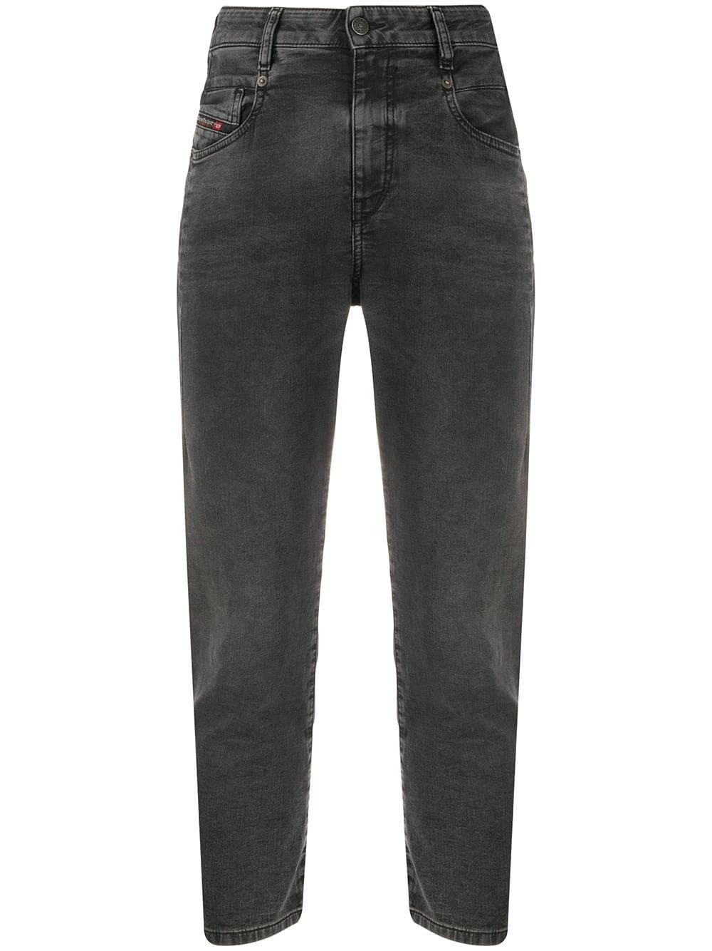 cropped slim-fit jeans  - 1