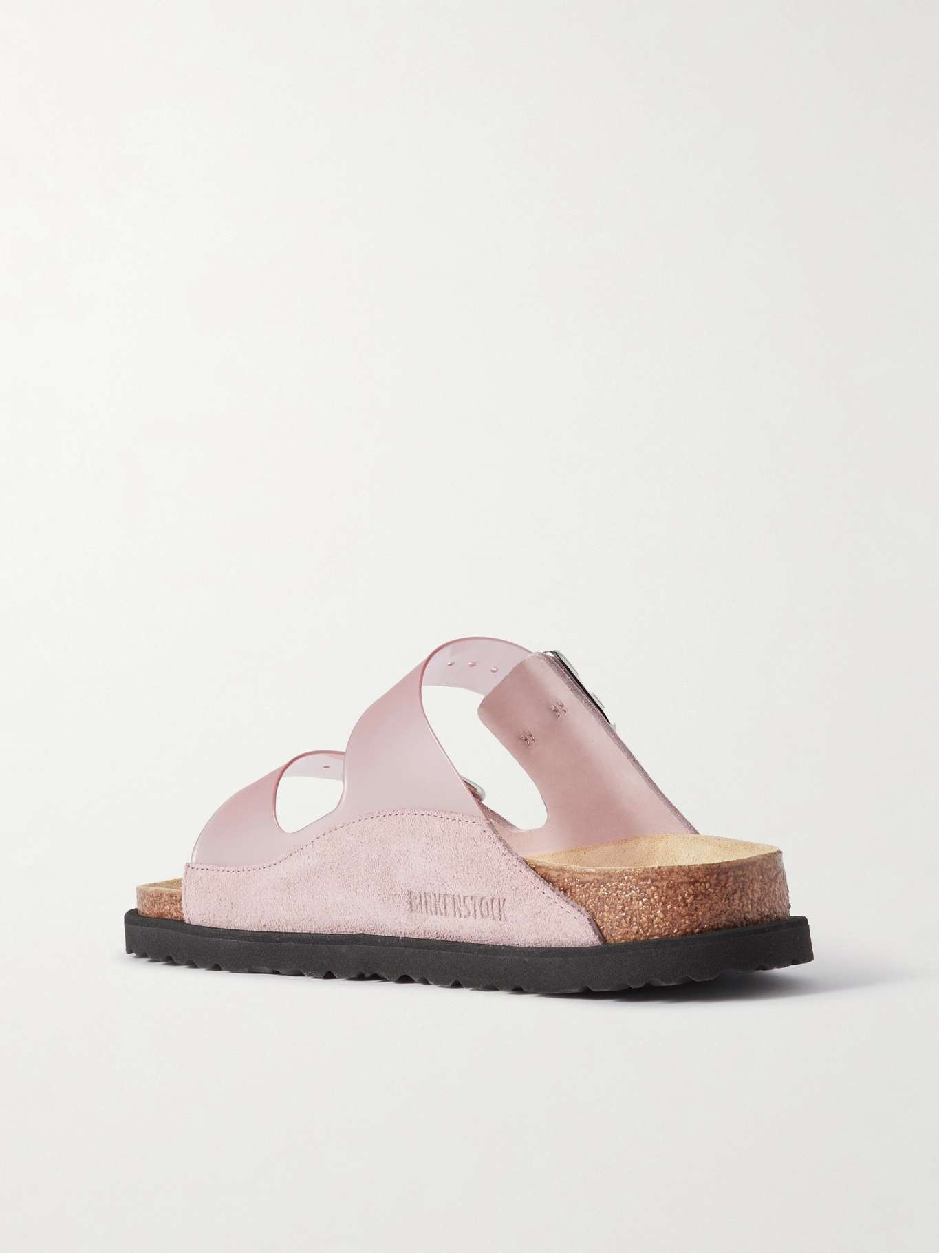 Arizona Milky suede-trimmed PVC sandals - 3
