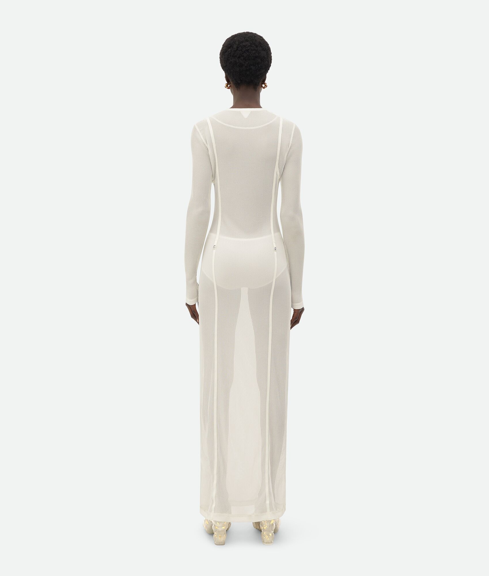 Viscose Jersey Long Dress - 3